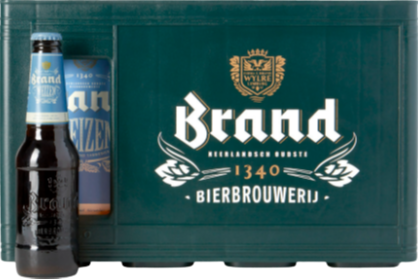 Brand Weizen krat met 24 flesjes van 30cl